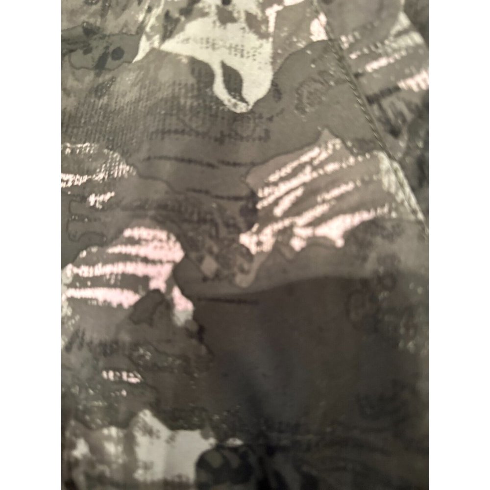 MEMBER'S‎ ONLY Jacket Satin Camo Pink Army Green Racer Bomber Boyfriend Size 10 - Picture 2 of 13
